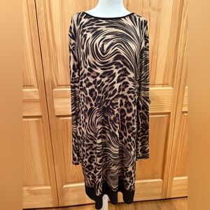 Michael Michael Kors long sleeve leopard print Dress